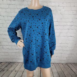 Woman Within Tunic Teal Sweatshirt – Plus Size 18/20